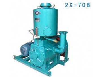 迅达真空泵丨双级旋片式真空泵2X-70B型_供应产品_肇庆市迅达真空泵设备